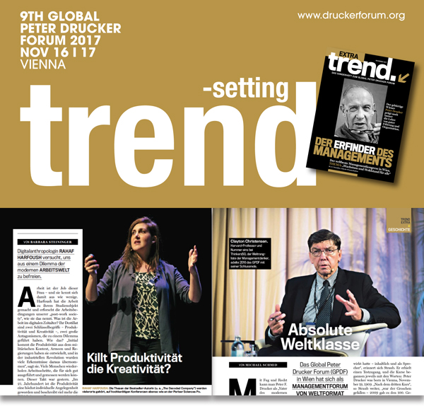 Global Peter Drucker Forum || trend Magazin