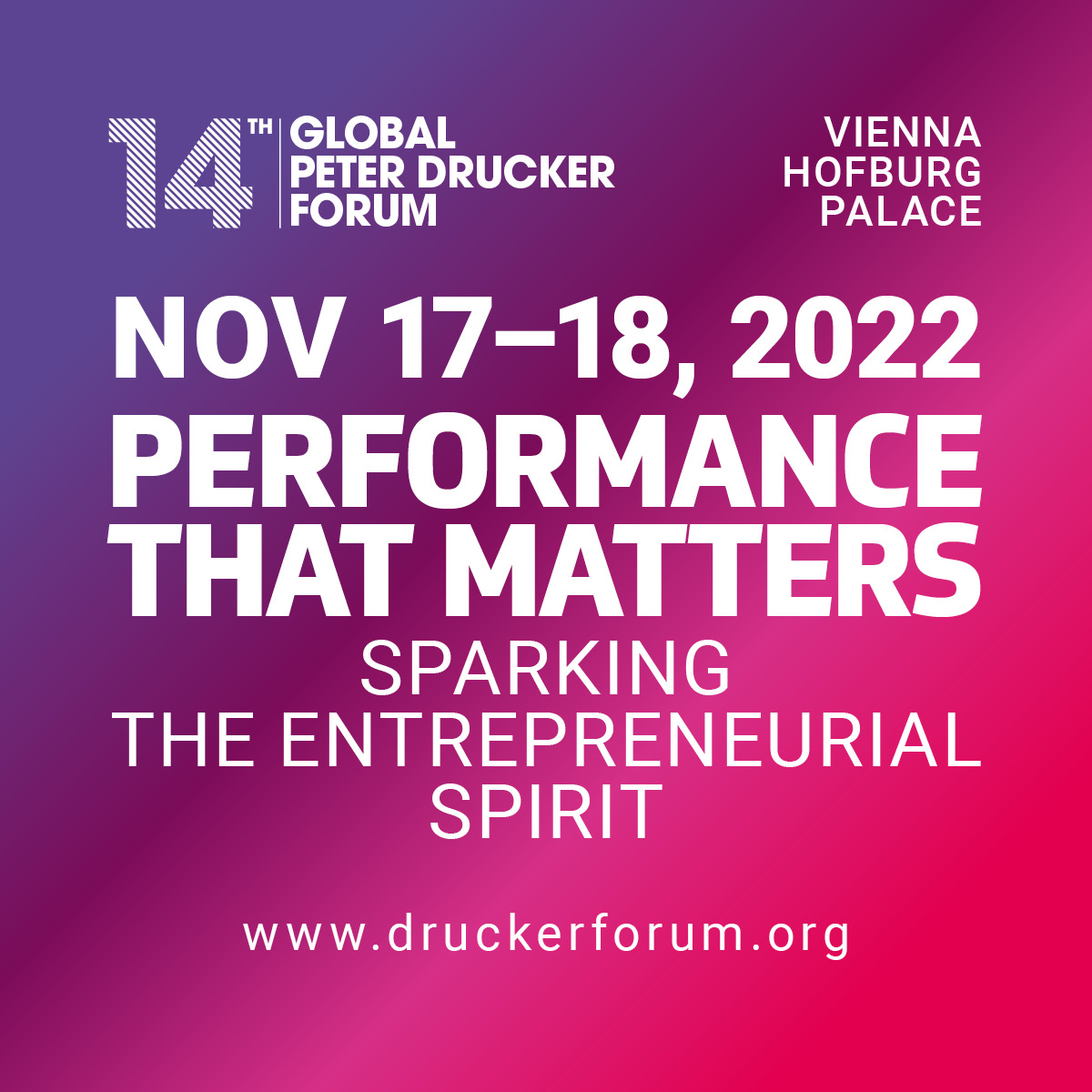 13th Global Peter Drucker Forum